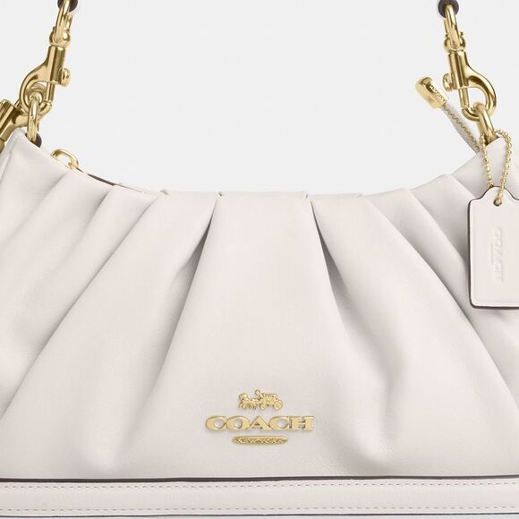 NWT Coach Outlet Teri Shoulder Bag Ruching - Picture 4 of 7